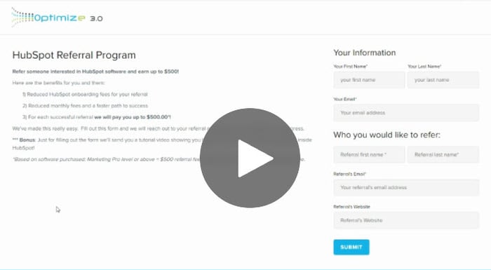 Create a referral program using HubSpot